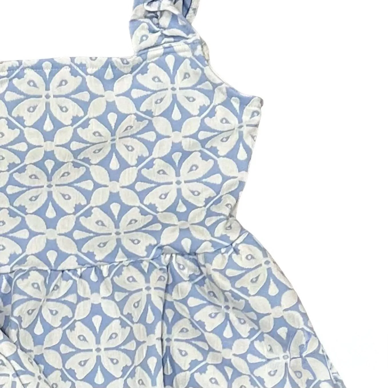 Jacquard Tank Dress - Spanish Indigo