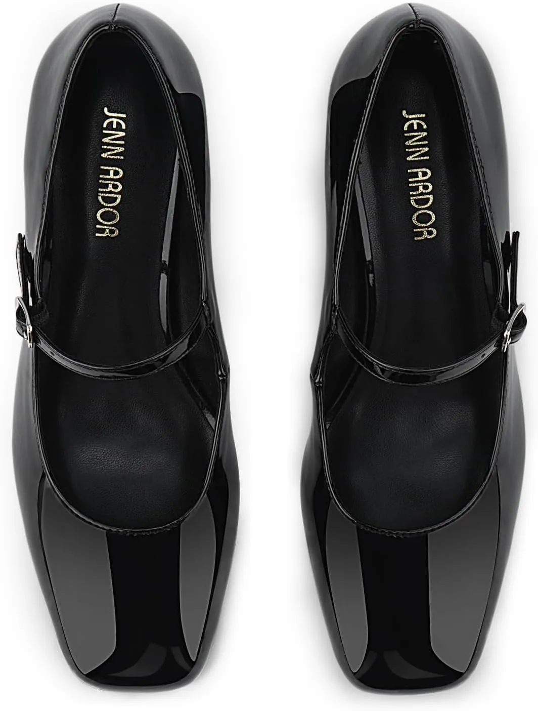 JENN ARDOR Women's Pumps Low Heel Dress Shoes for Women Closed Toe Chunky Mary Jane Work Pumps Shoes Oxfords