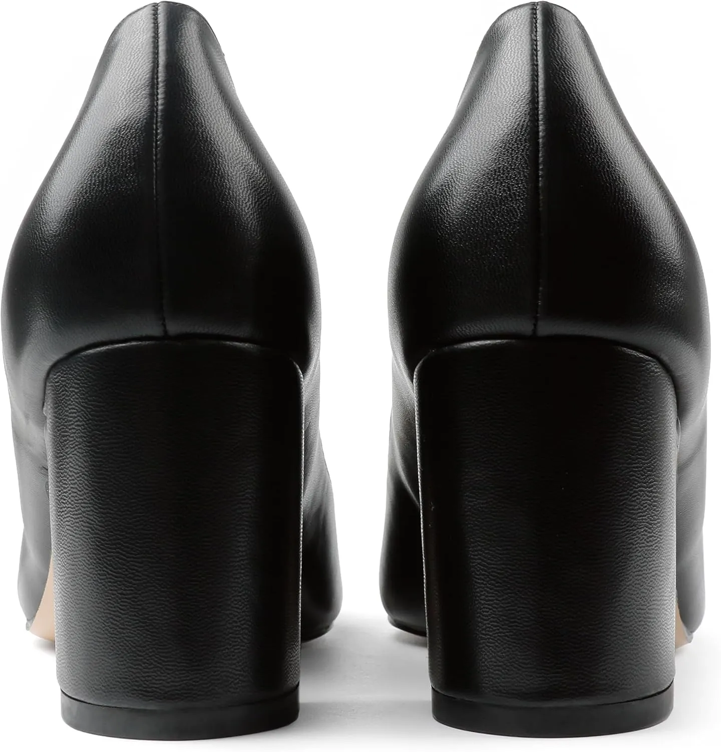 JOY IN LOVE Pumps for Women Chunky Heels Comfortable Middle Block Heel Work Dress Pumps