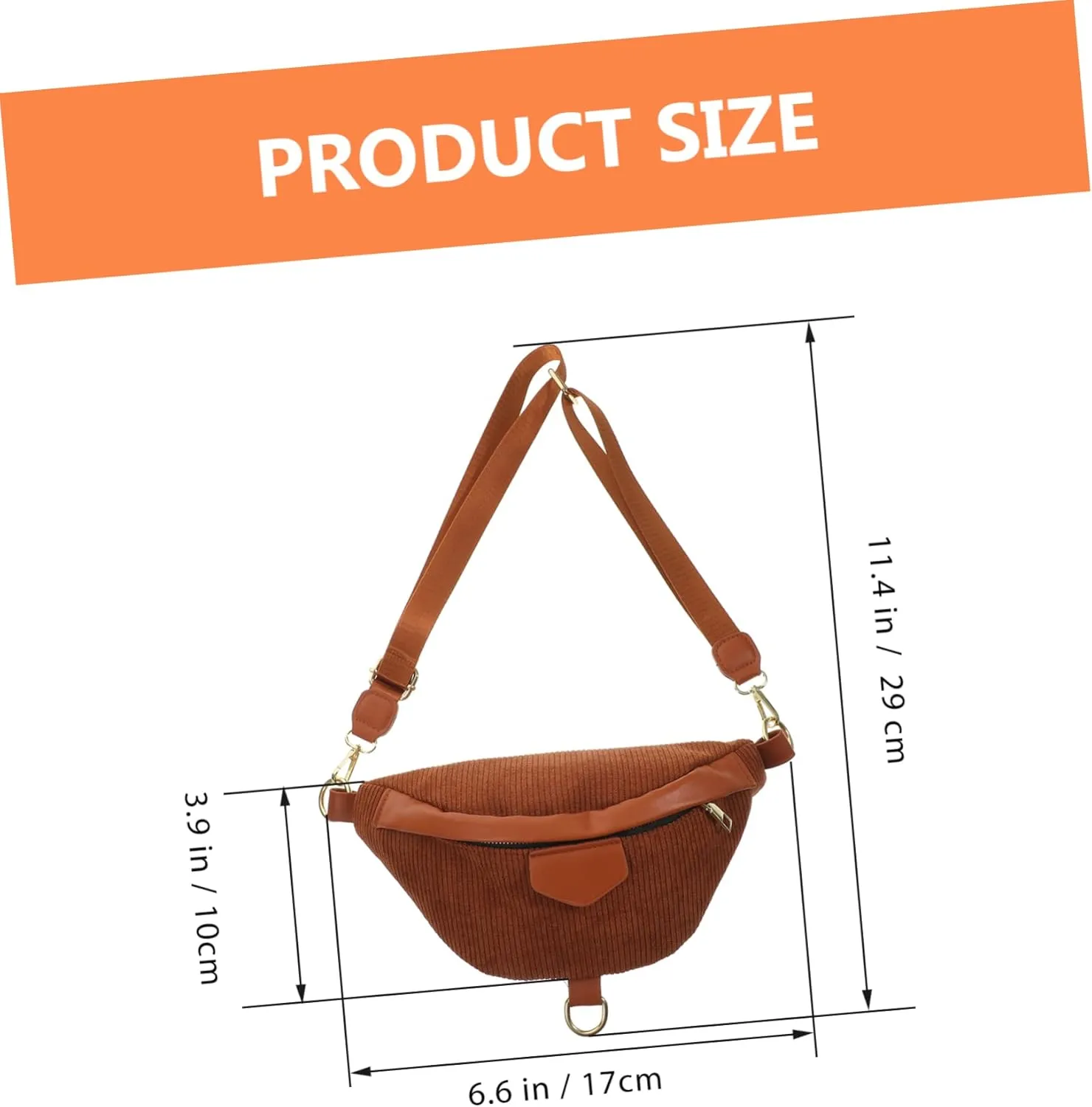 KESYOO Chest Bag Fanny Pack Travelling Woven Tote Hobo Bag Anti Outdoor Satchel Bags for Women Travel Waist Bag Travel Pouch Canvas Body Cross Shoulder Portable Brown
