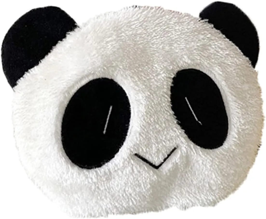 Kids Girls Boys Panda Purse, Furry Plush Animal Shoulder Bag Coin Pouches Cell Phone Holder Case Clutch Wallet Zoo Halloween Christmas Cross Body Handbags