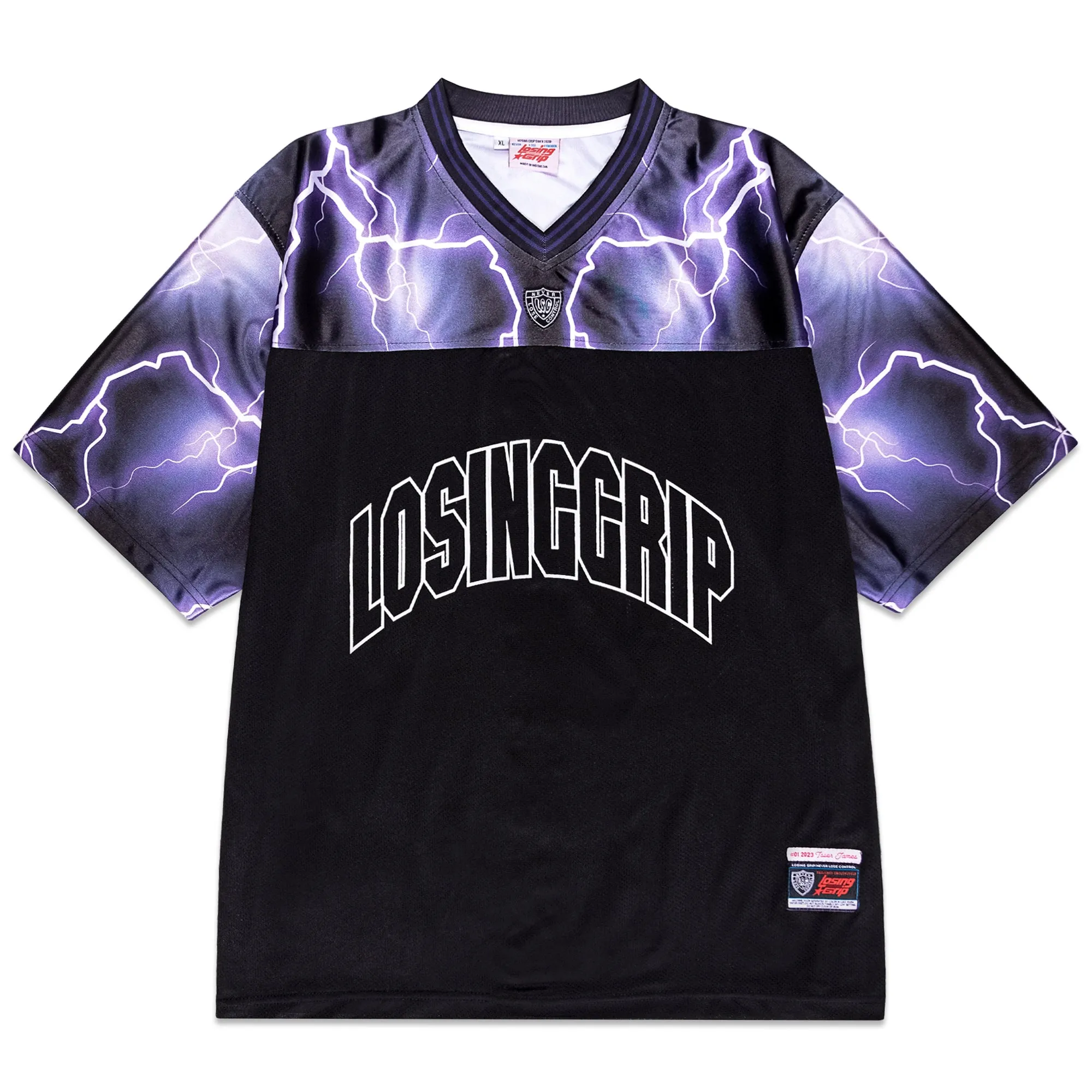 LOSINGGRIP X ISSER JAMES Thunder Star Black Jersey