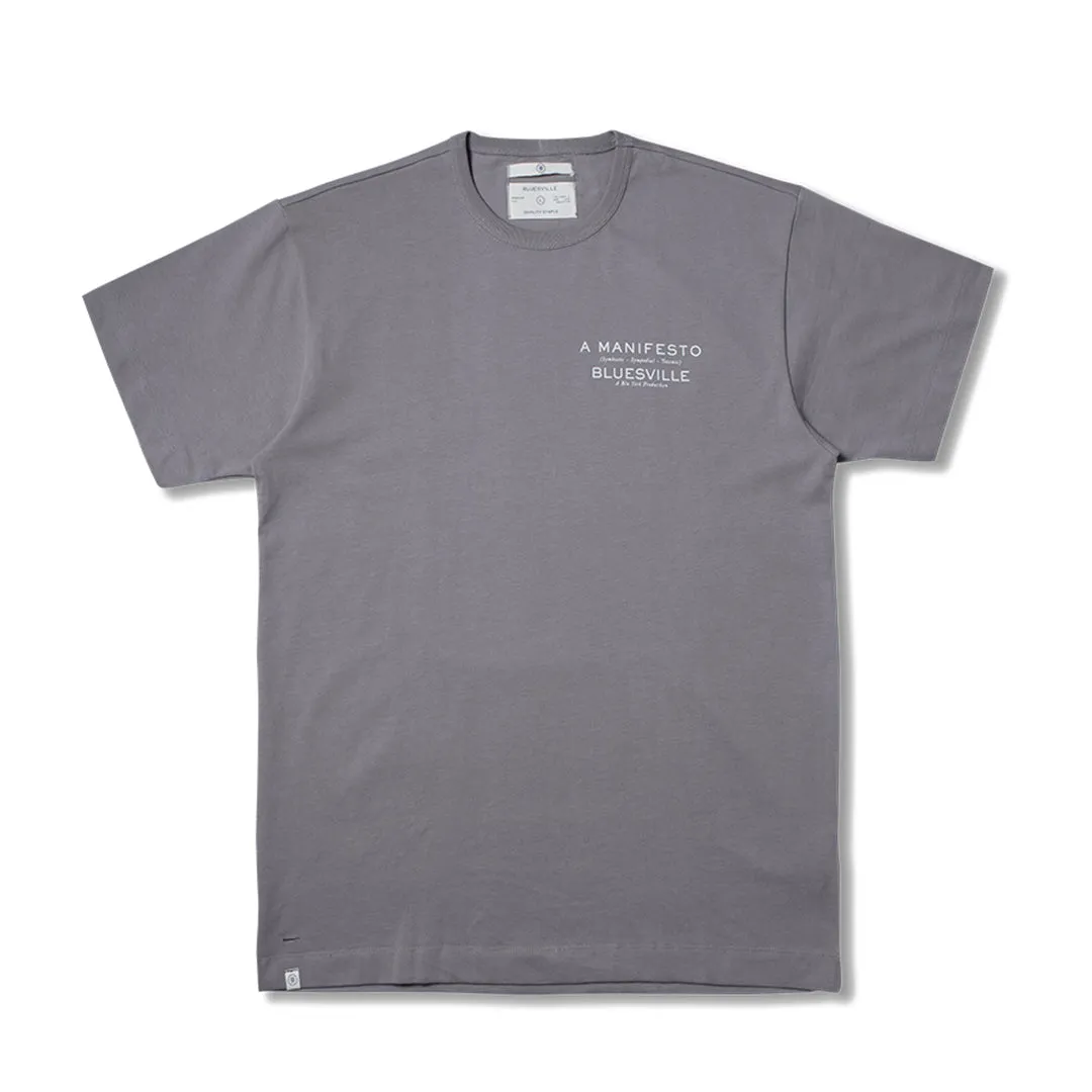MANIFESTO STONE GRAY TSHIRT