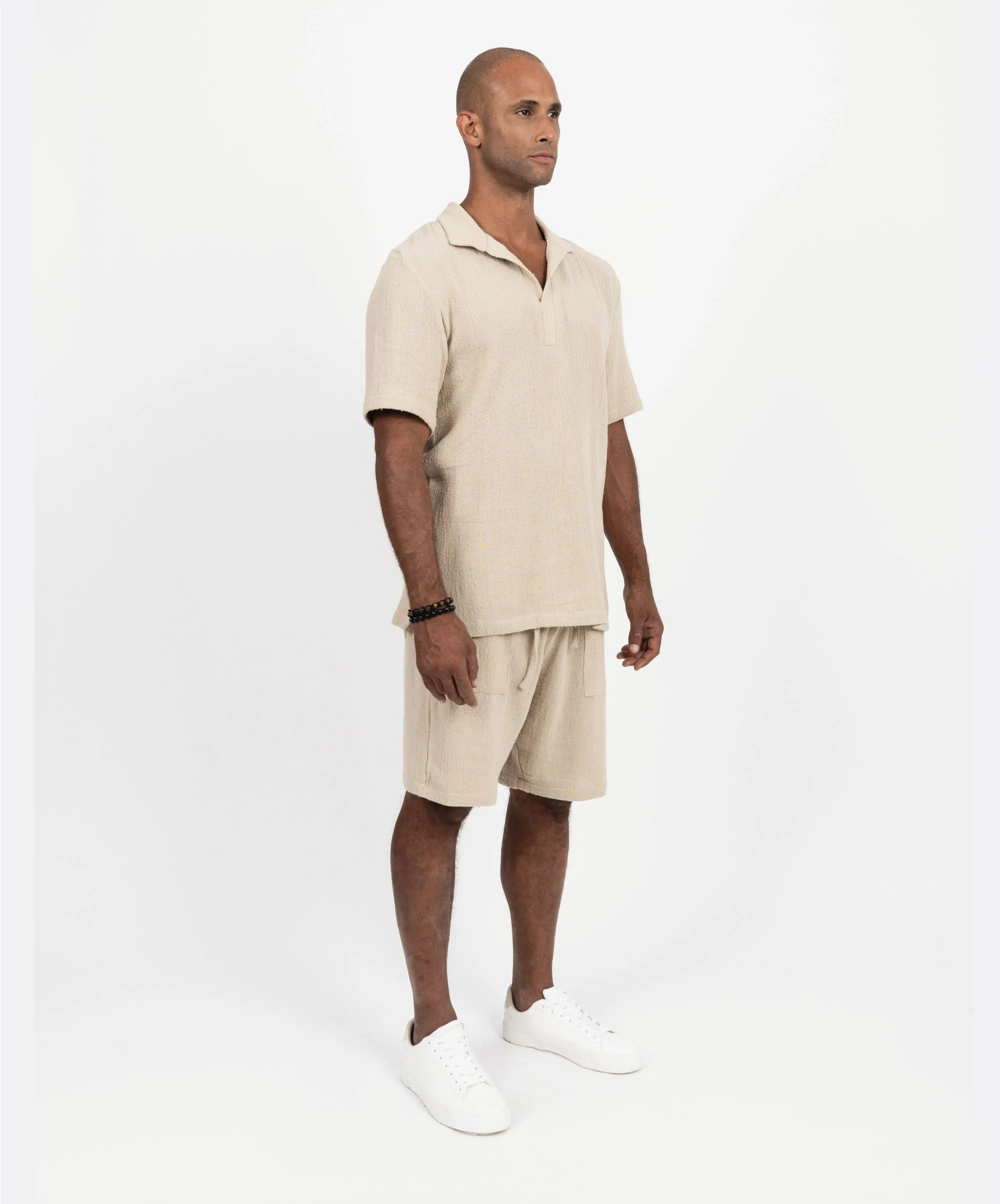 MARBELLA POLO BEIGE SHIRT