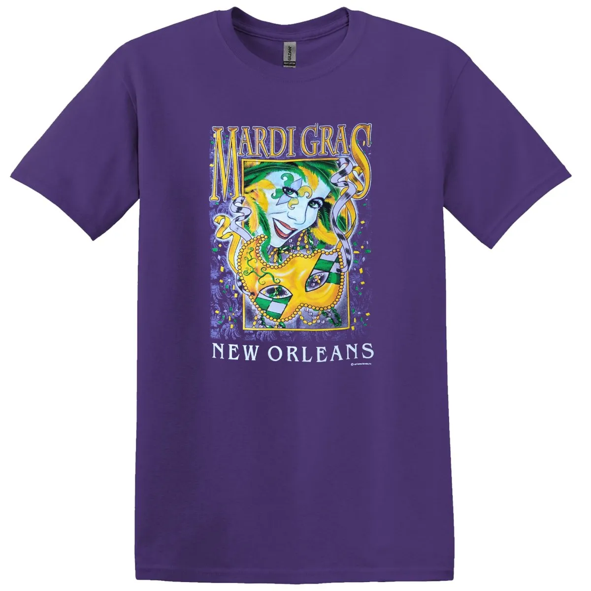 Mardi Gras Masquerade New Orleans Jester Tee