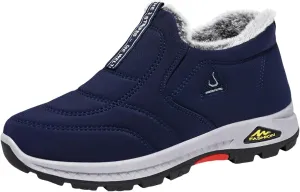Men Snow Boots Fashion New Pattern and Winter Thickened Warm Comfortable Casual Slip On Shoes Big Shoe