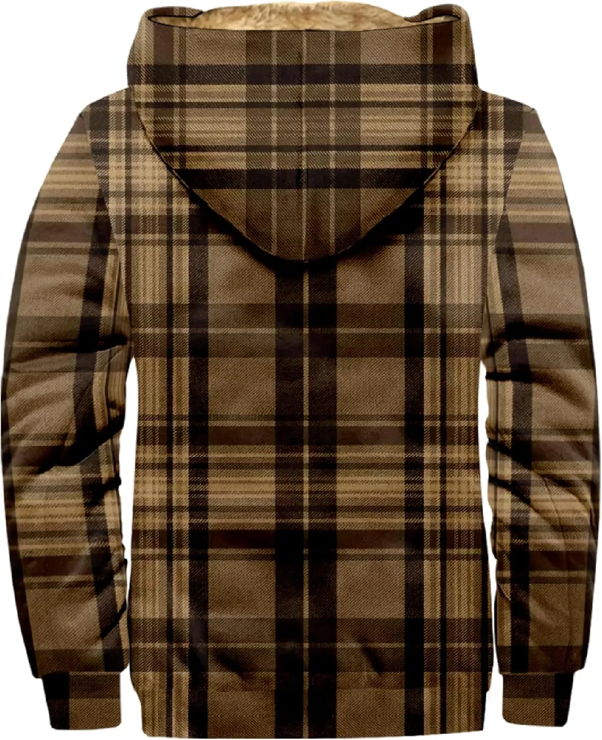 Men's Aztec Hoodies Jackets Long Sleeve Zip Up Winter Sweatshirt Coat Casual Vintage With Pocket, S-5XL