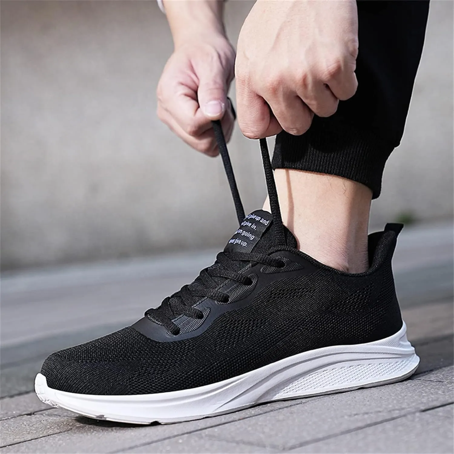 Men's Shoes Non Slip Shoes Mens Air Running Athletic Trail Tennis Sneaker Shoe for Men Breathable Comfort Walking for Men Tennis Trainer Brown