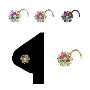 Nose Piercing Jewelry  Gold Nose Ring Hoop, Nose Stud, Fake Nose Ring, Clicker Nose Ring, Cartilage & Tragus Piercing Jewelry, 20G Nose Studs, Flat Back Studs