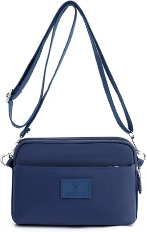 NOTAG Nylon Crossbody Purses Multipockets Shoulder Bags for Girls Daily Handbags Small Purses for Dog Walking