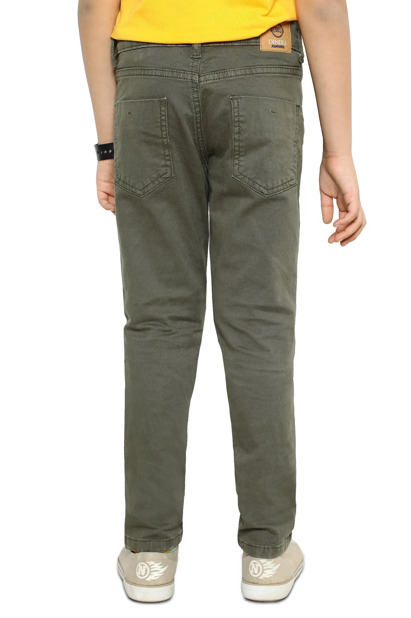 Olive Slim Fit Chino Trouser
