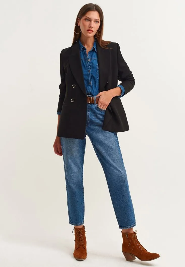 OXXO -  Special Double Buttoned Blazer Jacket