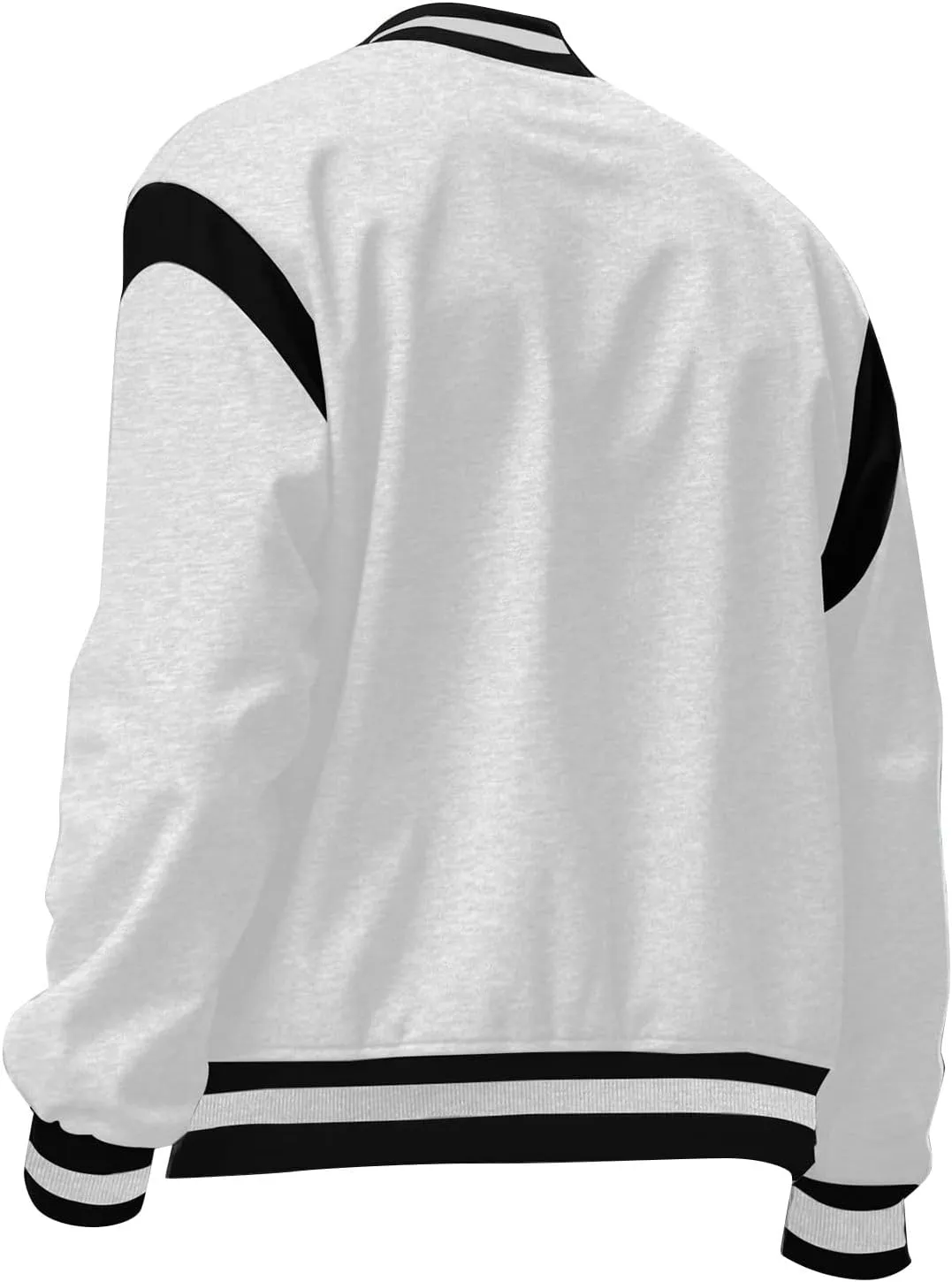 RTRDE Men's Varsity Baseball Jacket Casual Letterman Bomber Windbreaker Lightweight Coat Outwear Fashion Jackets, M-3XL