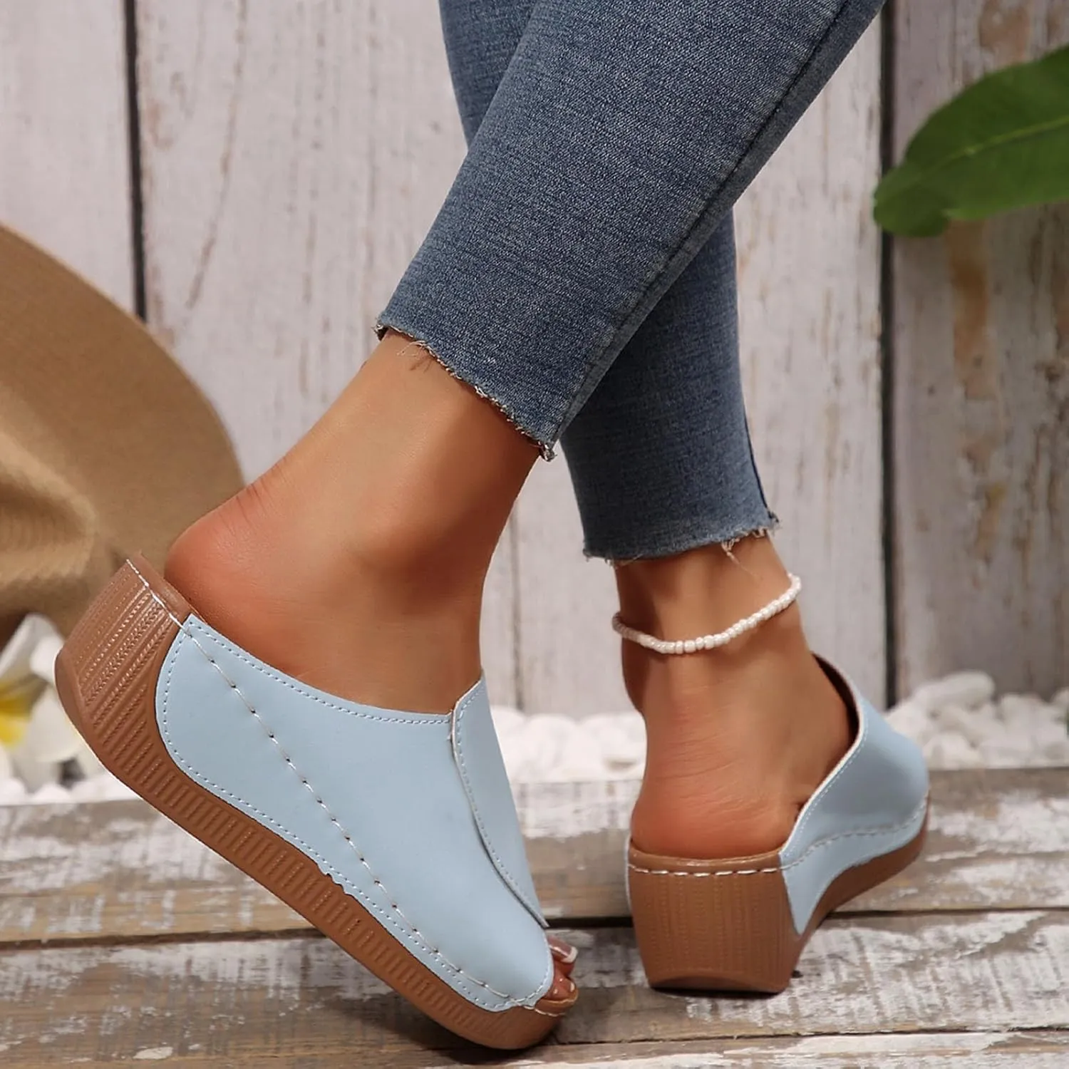 Sandals for Women 2025 Dressy Comfortable Orthotic Arch Support Low Wedge Platform Sandals Summer Orthopedic Sandals