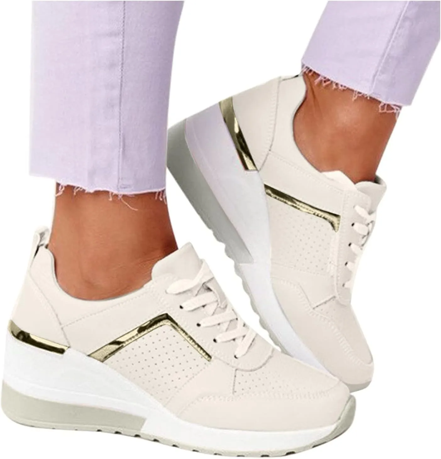 SBGMoSJ Womens Sneakers Size 11 Walking Zapatos Ortopedicos para Mujer Bonitos Womens Shoes Dressy Casual with Jeans Womens Platform Sneakers Size 11 Wide Women's Slip On Shoes Size 11 Wide