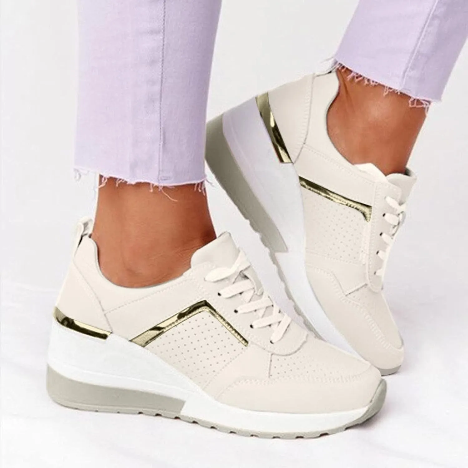 SBGMoSJ Womens Sneakers Size 11 Walking Zapatos Ortopedicos para Mujer Bonitos Womens Shoes Dressy Casual with Jeans Womens Platform Sneakers Size 11 Wide Women's Slip On Shoes Size 11 Wide