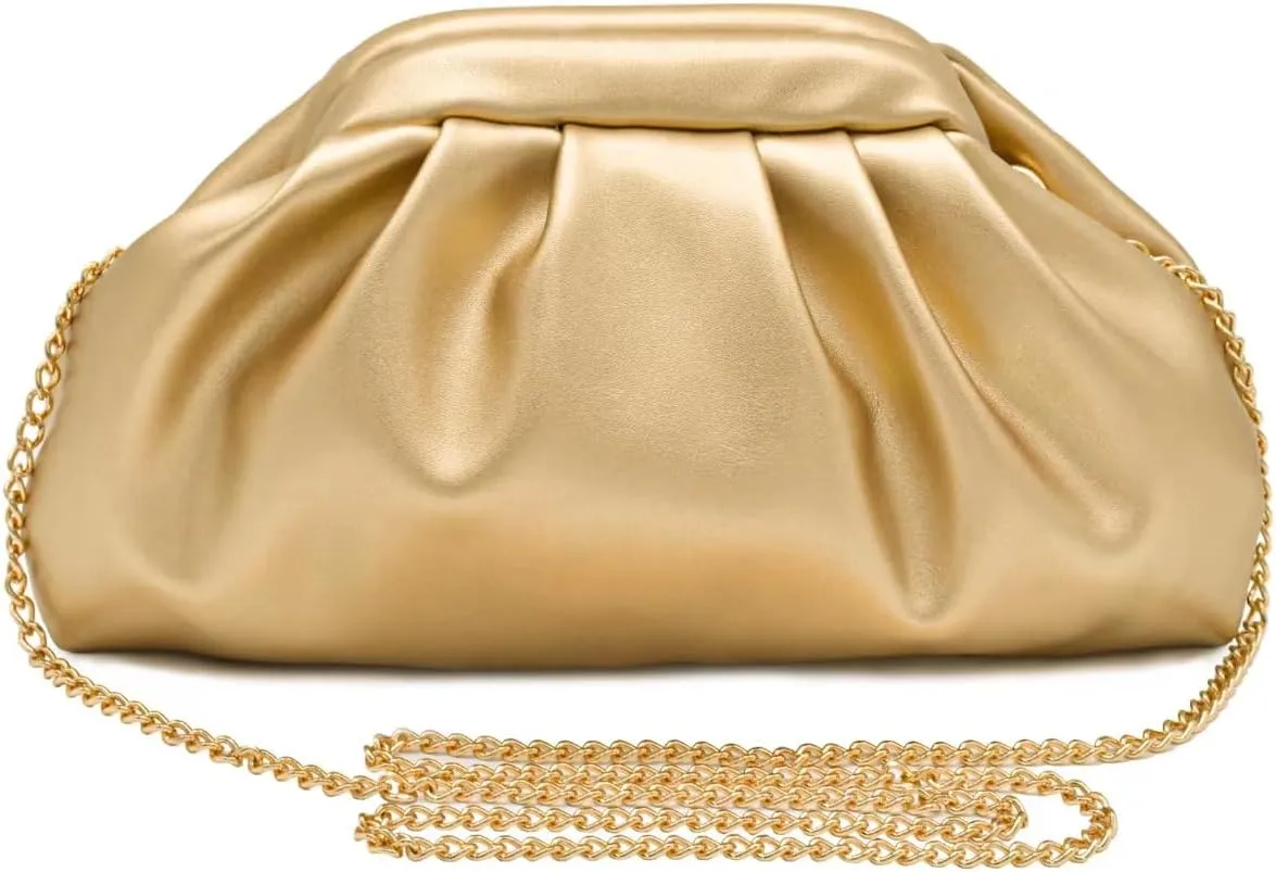 Slouchy Clutch Bag for Women Evening Bag Purse Handbag Wedding Party Clutch Bag