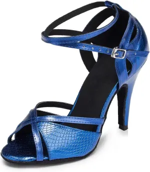 SWDZM Latin Dance Shoes Women Suede Sole Salsa Tango Ballroom Professional Practice Performance Dance Shoes