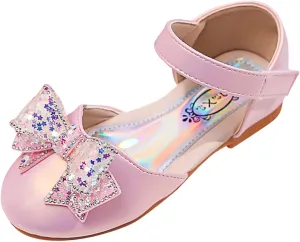 Toddler Princess Shoes,Girls Baby Princess Shoes Star Sequin Rhinestone Bow Pearl Bling Sandals 1-12 Years
