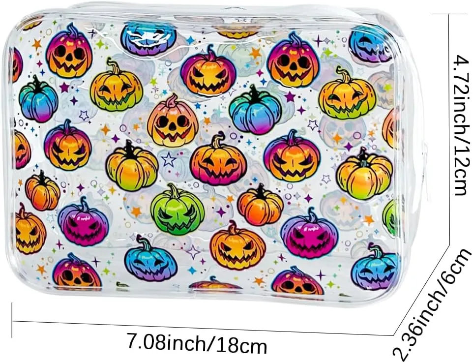 ToterPrint 2 pack TSA Approved Travel Toiletry Bag Carry On Travel Accessories bag Airport Airline Quart size Pouch Waterproof Travel Pouches with Zipper for Women and Girls (B078-1664-9)