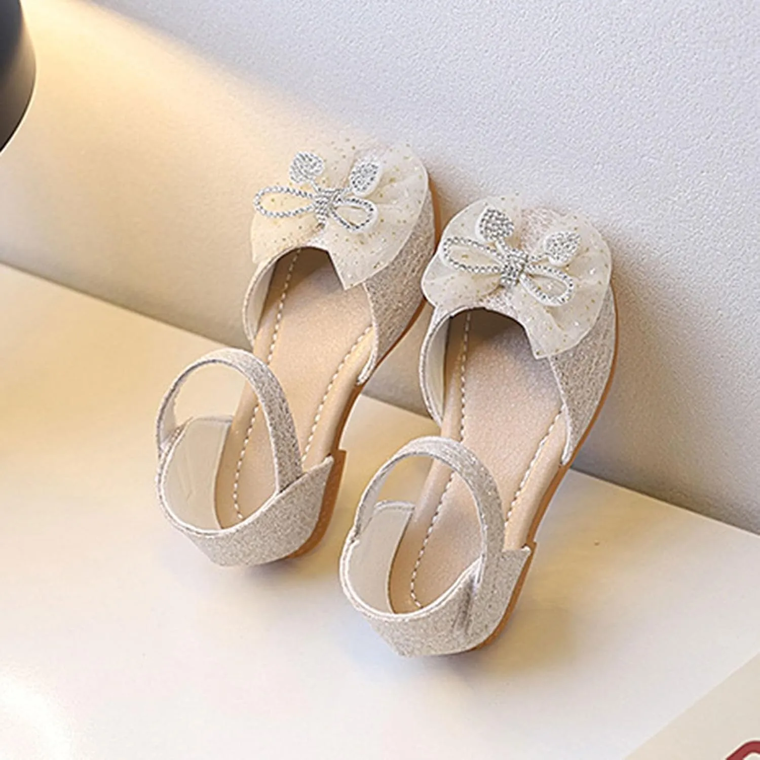 Uniforms Shoes New Children's Small Leather Shoes with Closures for Spring and Summer Korean Girls' Bowknot