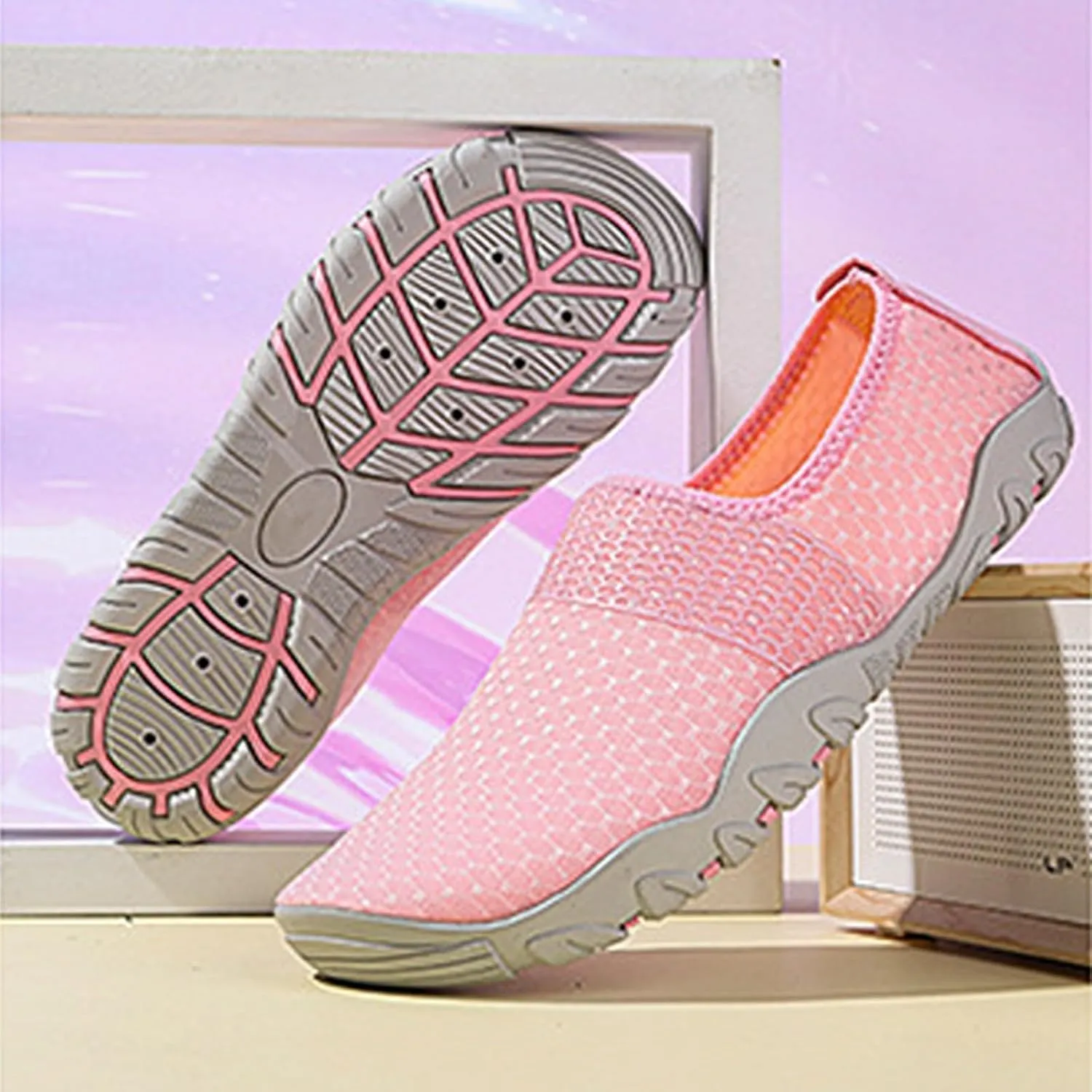 Water Shoes Women Men Quick Dry Barefoot Aqua Socks Swim Beach Pool Shoes Lightweight Outdoor Sports Hiking Surf Yoga Footwear