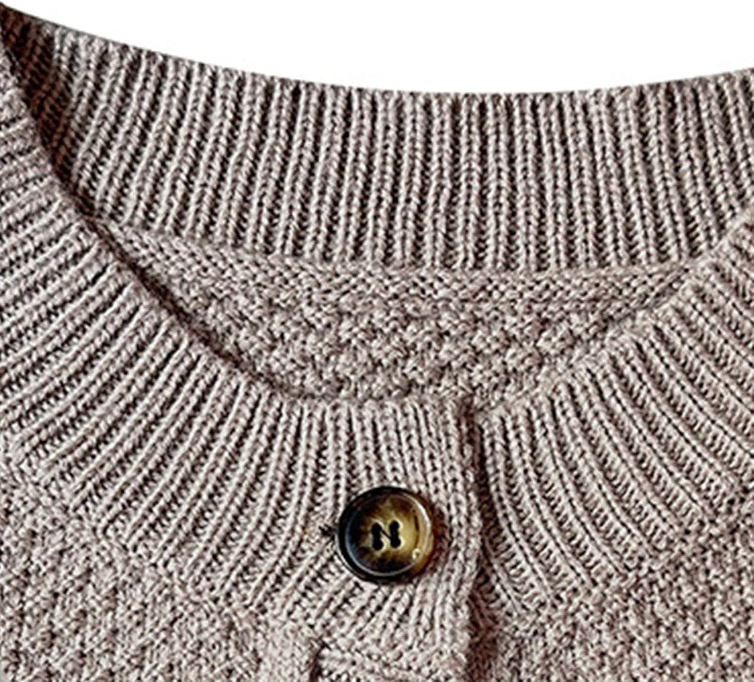 Winter Coats for Women 2024 Casual Solid Button Fall Jackets Long Sleeve Button Cardigan Knit Tops Outerwear