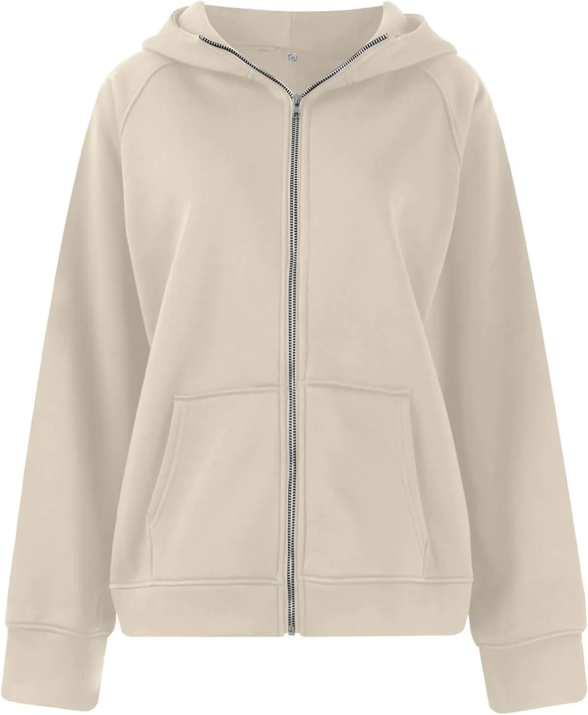 Winter Coats for Women Long Sleeve Zip up Hoodies Oversized Sweatshirt Trendy Sweaters Fleece Jackets with Pockets
