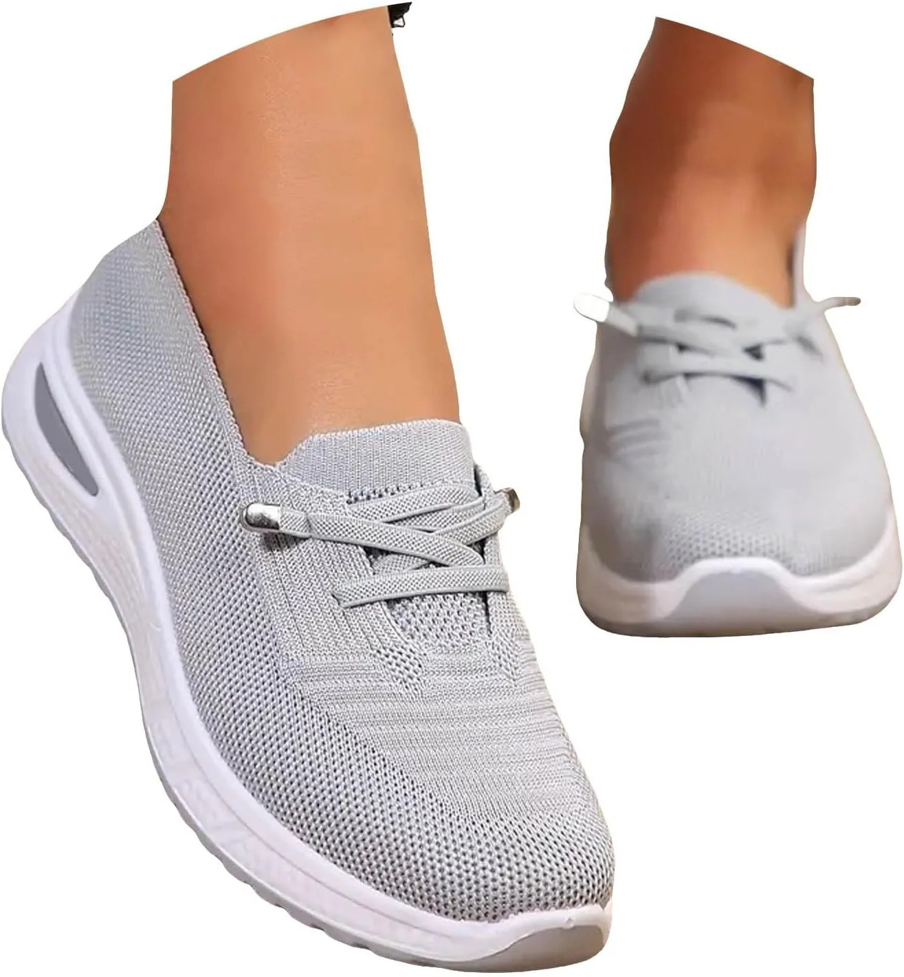Women Comfy Orthopedic Walking Shoes, 2025 New Orthopedic Women's Breathable Non-Slip Arch Support Slip On Sneakers