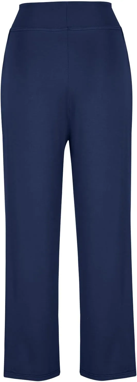 Womens High Cut Straight Leg Long Leg Loose Fit Pants for Women Rayon Sport Gym Jogger Fall Summer 2025 Fashion