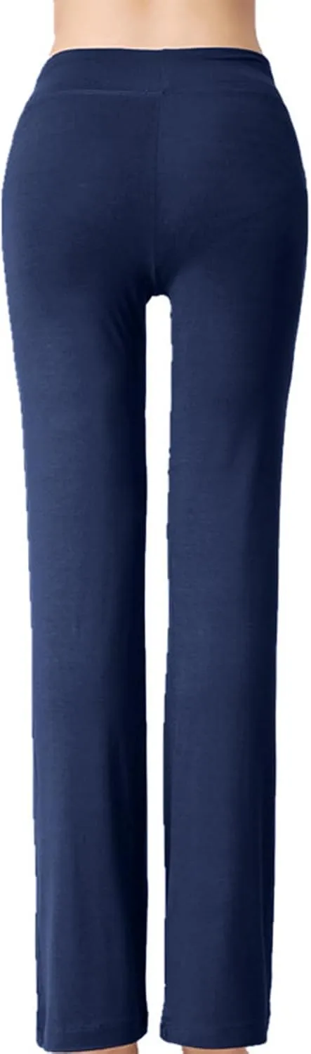 Womens High Cut Straight Leg Long Leg Loose Fit Pants for Women Rayon Sport Gym Jogger Fall Summer 2025 Fashion